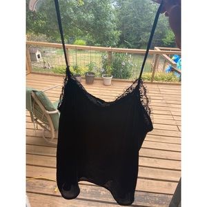 BLACK LACE tank top!